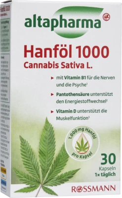 Hanföl 1000 Cannabis Sativa L.