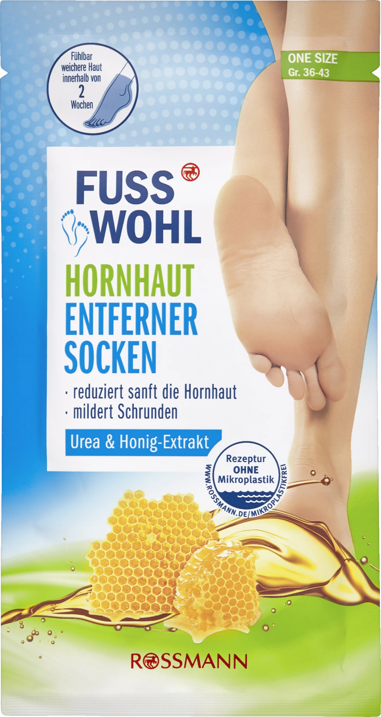 Hornhautentferner Socken Größe One Size 36-43
