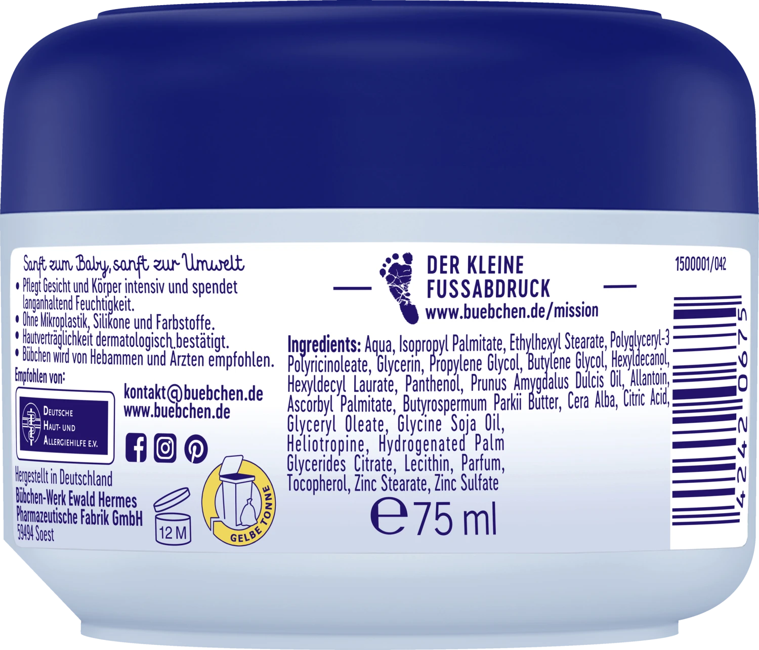 Pflege Creme Sensitiv