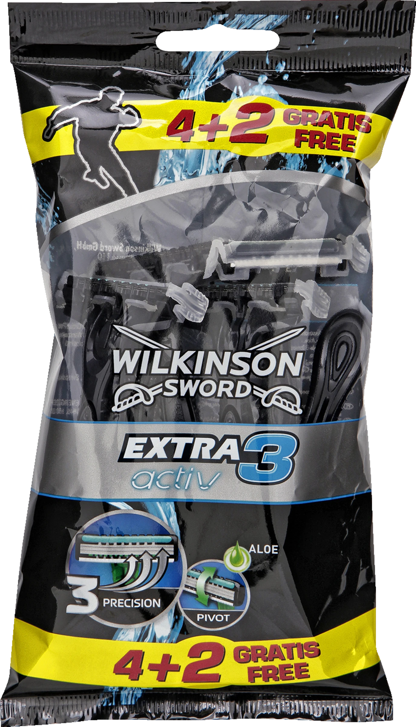 Extra 3 activ Einwegrasierer