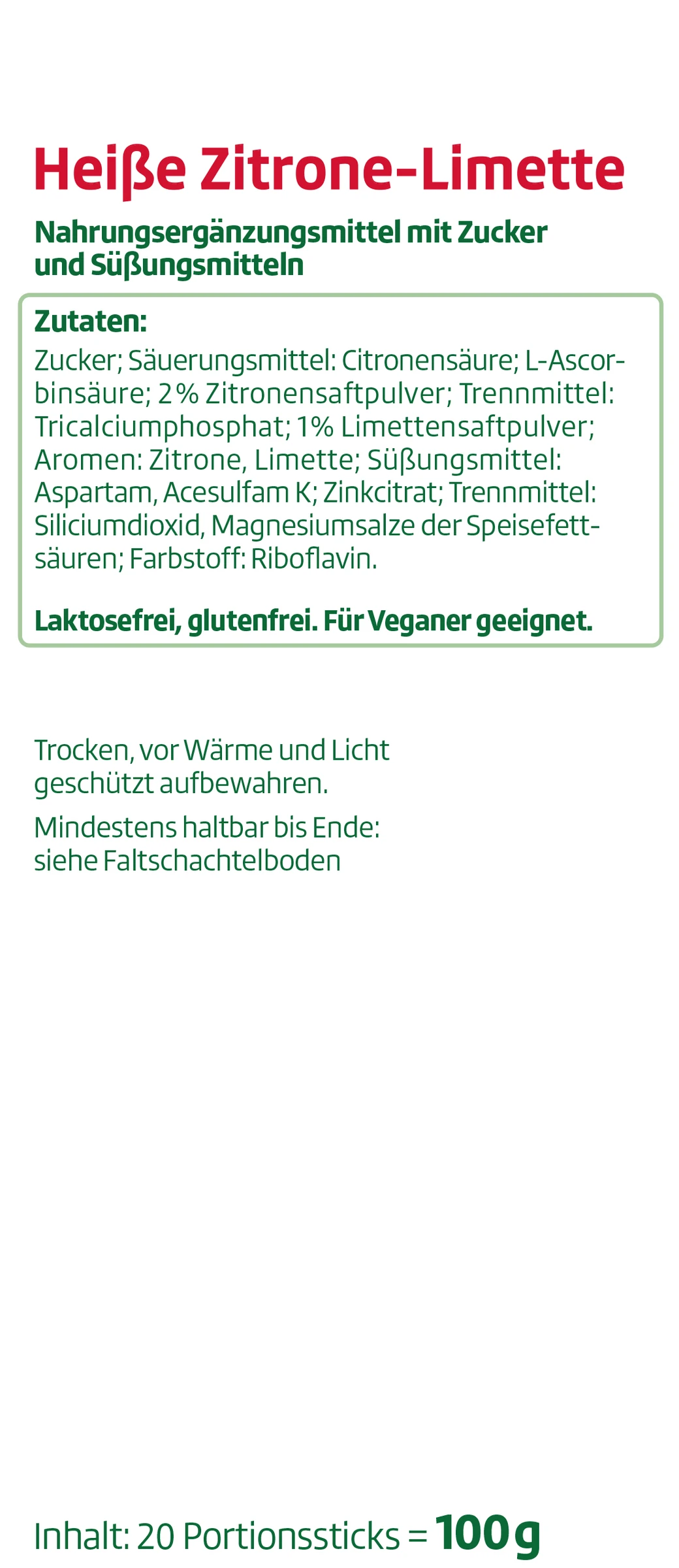 Heiße Zitrone-Limette