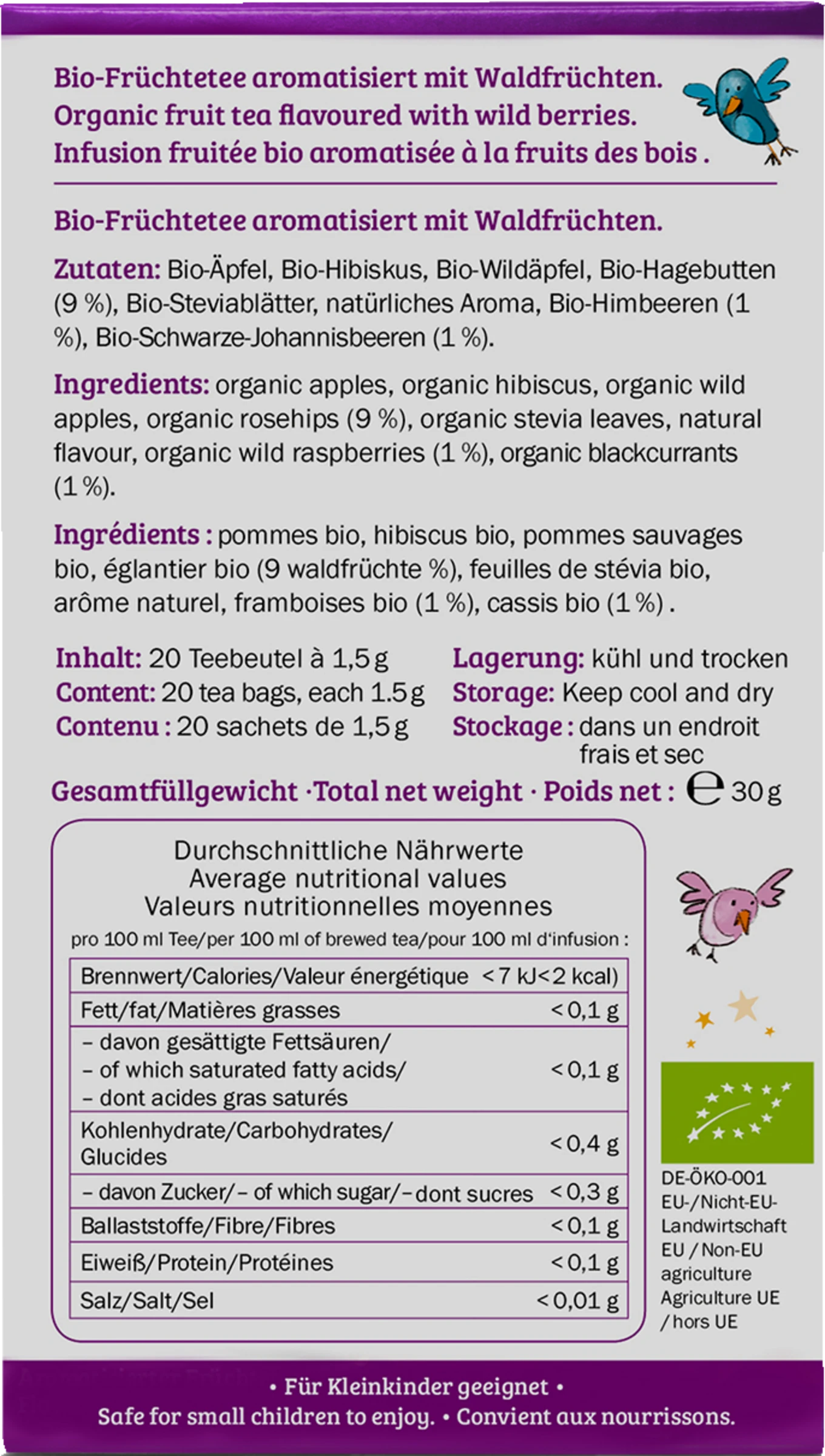 Bio Früchtetee Waldfrucht