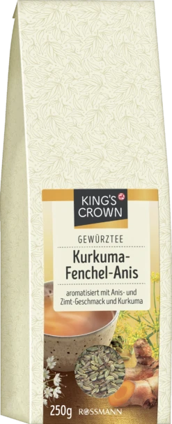 Gewürztee Kurkuma-Fenchel-Anis