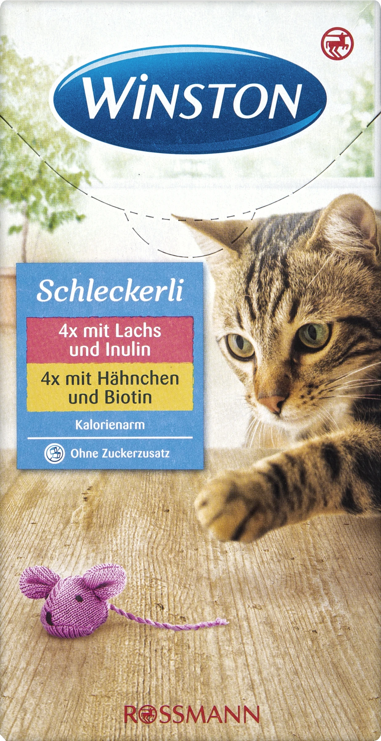 2x4 Schleckerli mit Lachs & Inulin, mit Hähnchen & Biotin