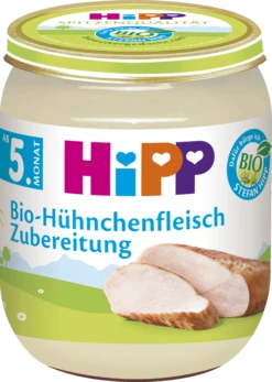 Hipp Bio-Hühnchenfleisch Zubereitung