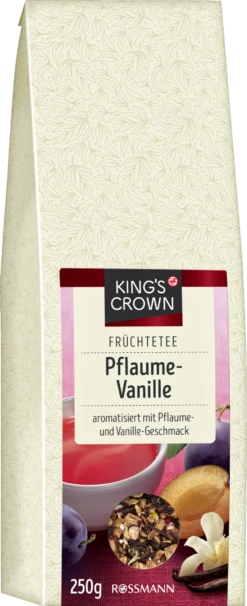 Früchtetee Pflaume-Vanille