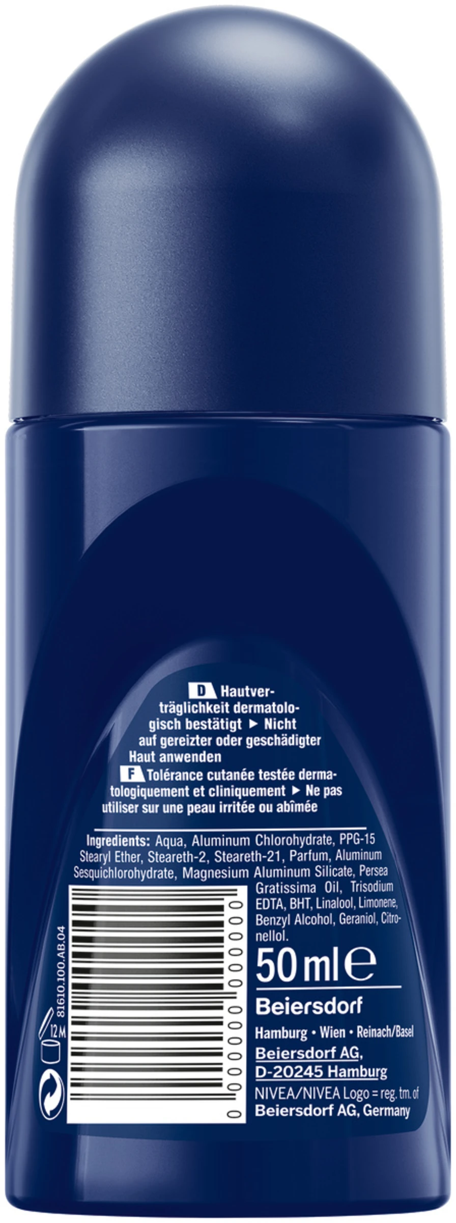 Anti-Transpirant Roll-on Dry Impact