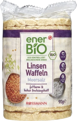 Linsenwaffeln Meersalz