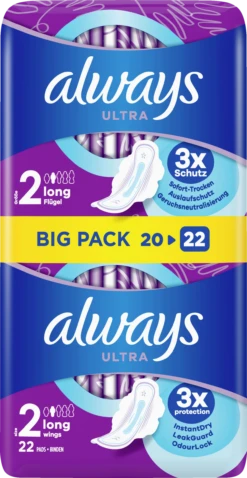 Always® Ultra Long Binden Mit Flügeln Big Pack