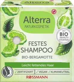 Festes Shampoo Bio-Bergamotte & Bio-Olive