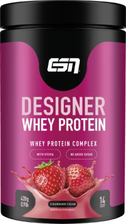 Designer Whey Protein Strawberry Cream