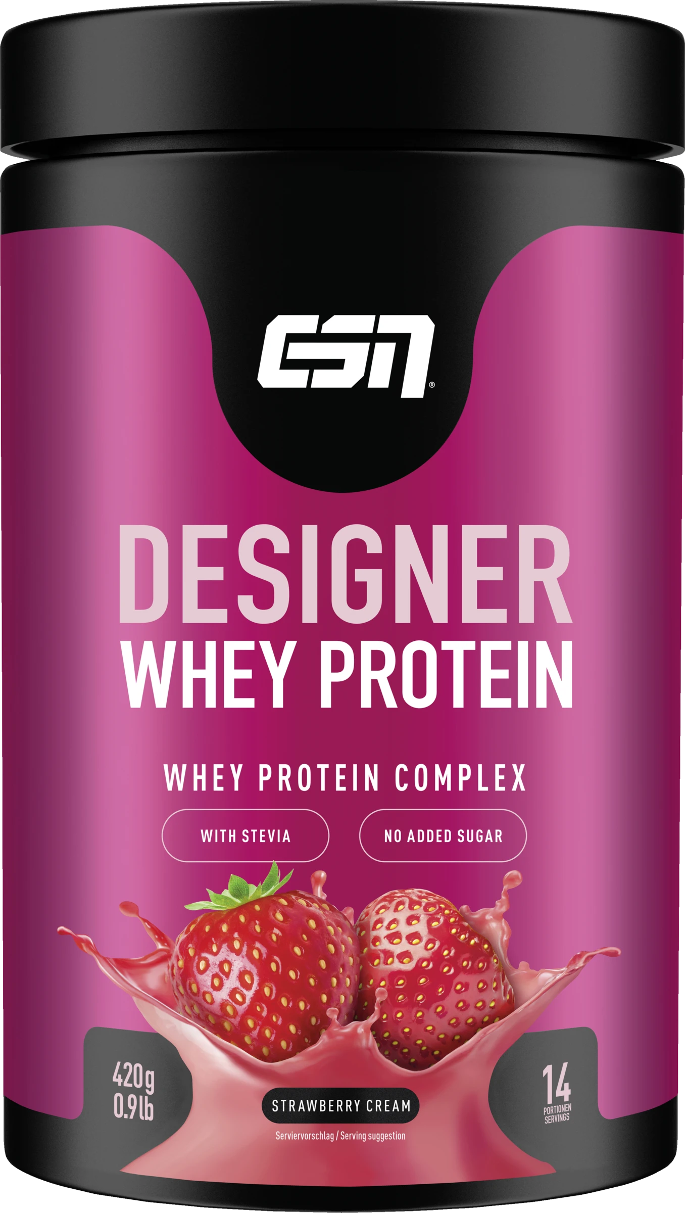 Designer Whey Protein Strawberry Cream