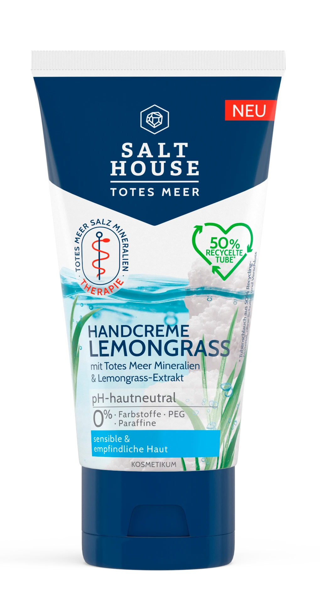 Handcreme Lemongrass mit Totes Meer Mineralien & Lemongrass - Extrakt