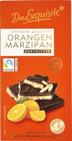 Orangen Marzipan Zartbitterschokolade