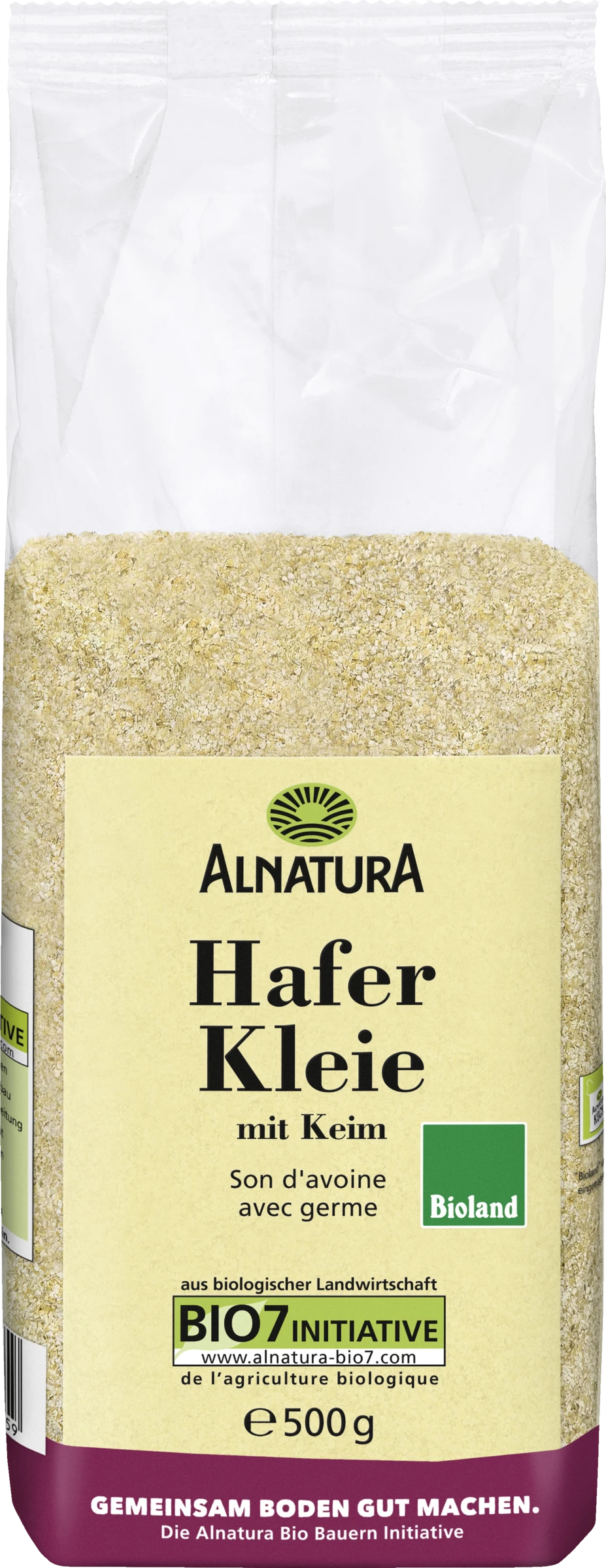 Bio Haferkleie mit Keim