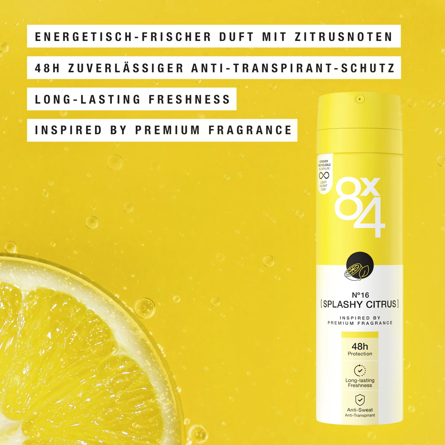 Anti-Transpirant Spray N°16 Splashy Citrus