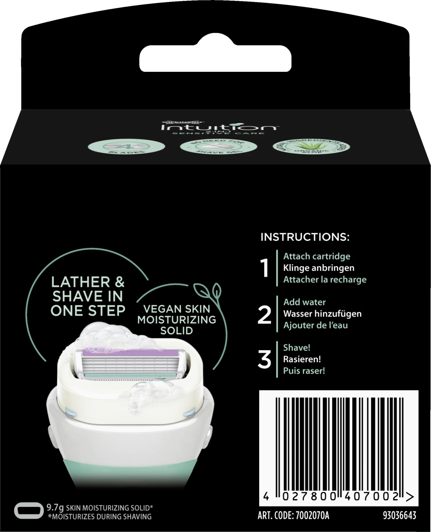 Intuition Sensitive Care Rasierklingen