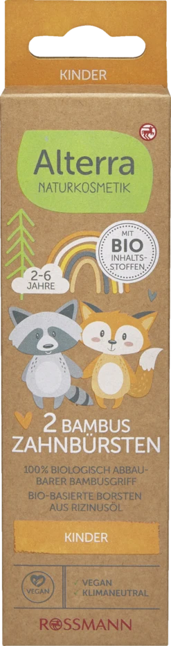 Kinder Bambus Zahnbürsten