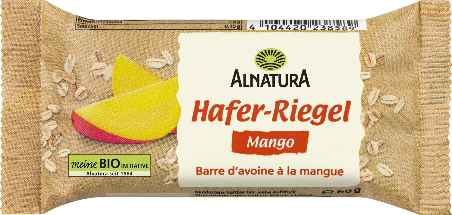 Bio Hafer-Riegel Mango