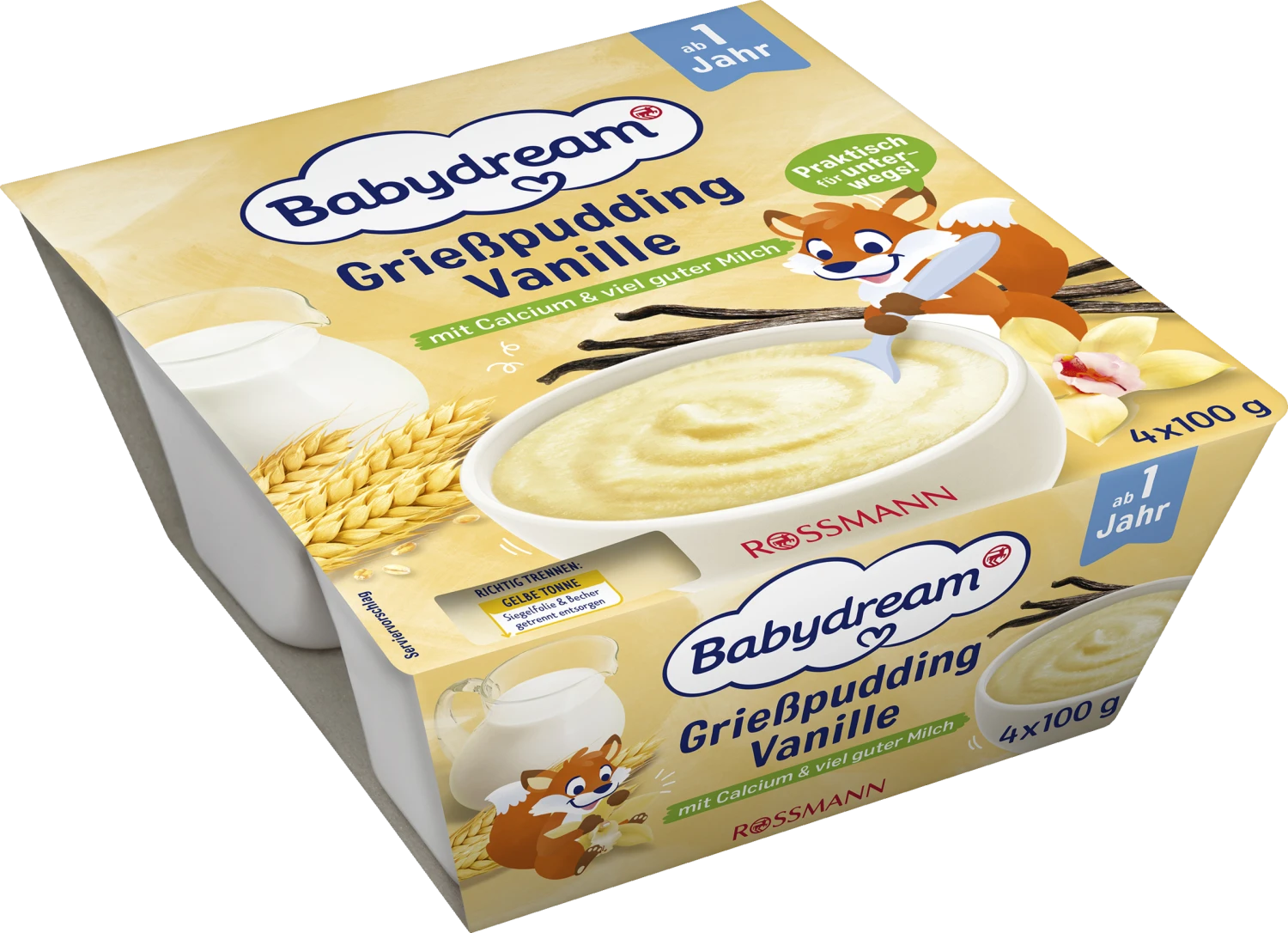 Grießpudding Vanille