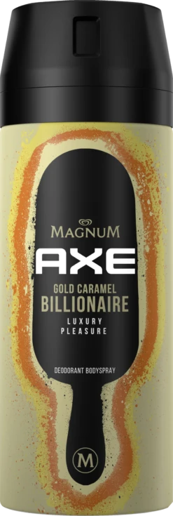 Axe Deo & Body Spray Gold Caramel Billionaire Magnum