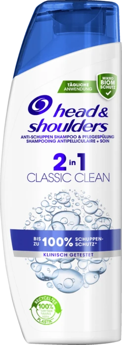 Anti-Schuppen Shampoo & Pflegespülung 2in1 Classic Clean