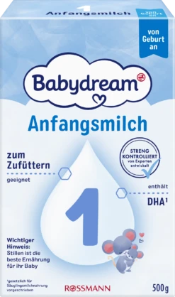 Anfangsmilch 1 Von Geburt An