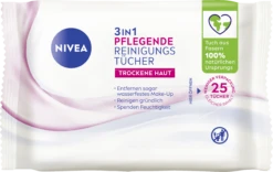 NIVEA 3in1 Pflegende Reinigungstücher