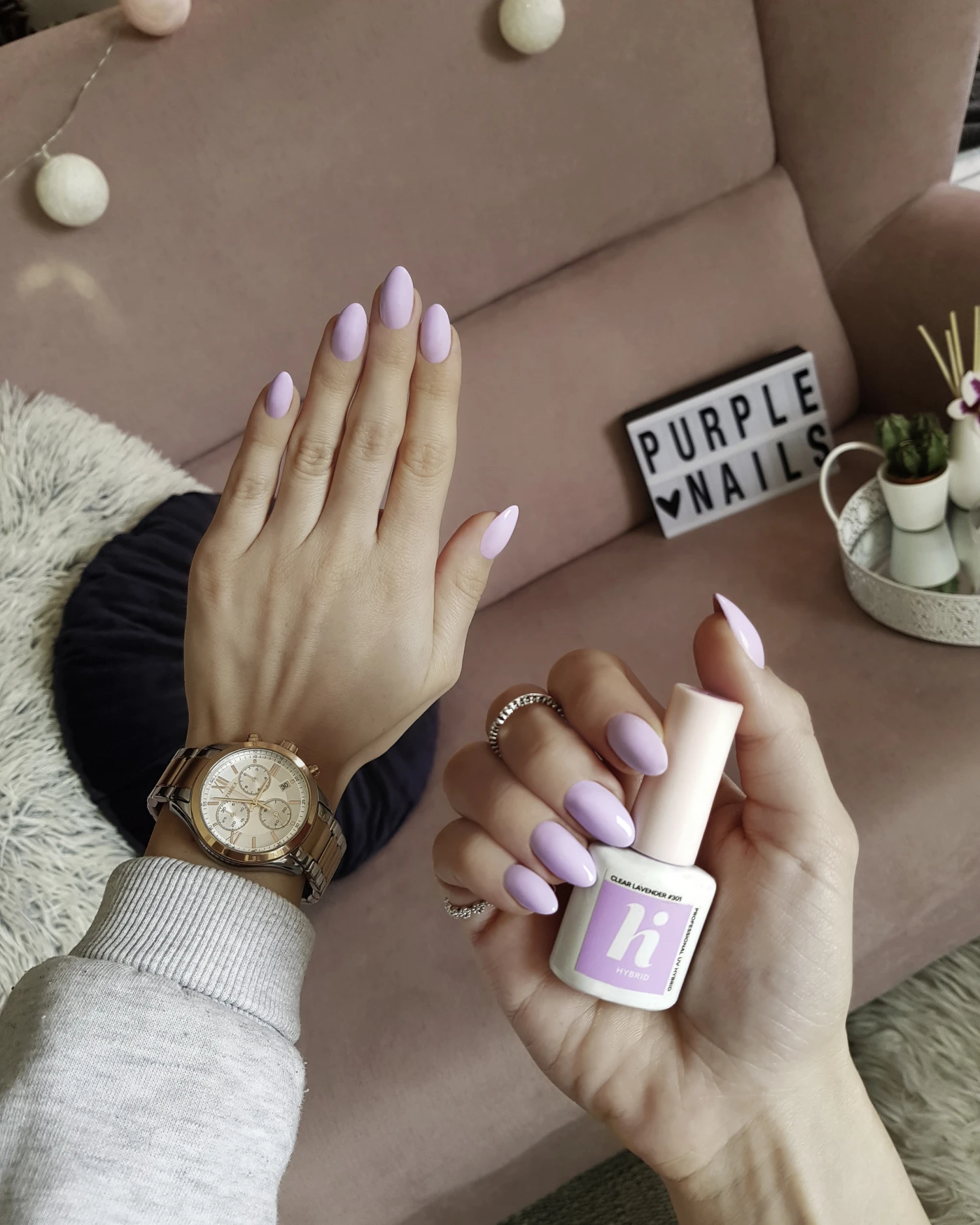 #301 hi hybrid Sport UV Nagellack Clear Lavender