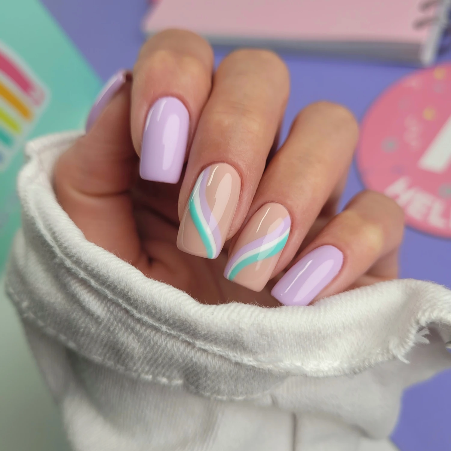 #301 hi hybrid Sport UV Nagellack Clear Lavender