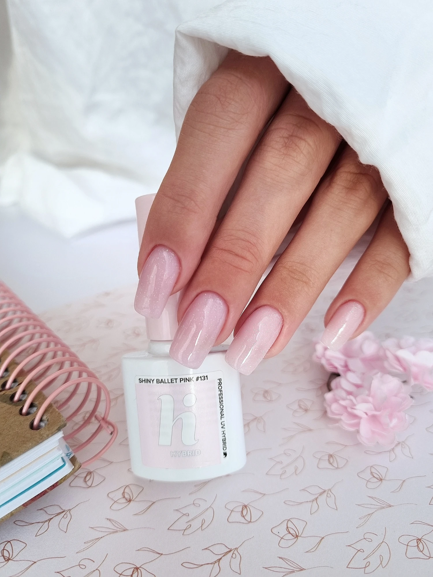 #131 hi hybrid UV Nagellack Shiny Ballet Pink