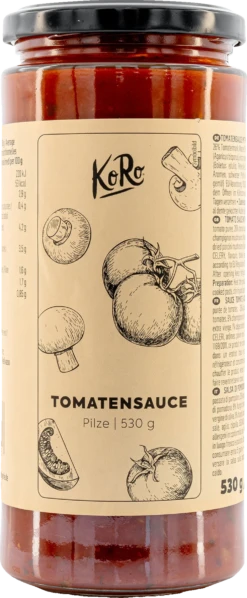 Tomatensoße Mit Pilzen