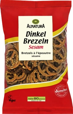 Bio Dinkel Brezeln Sesam