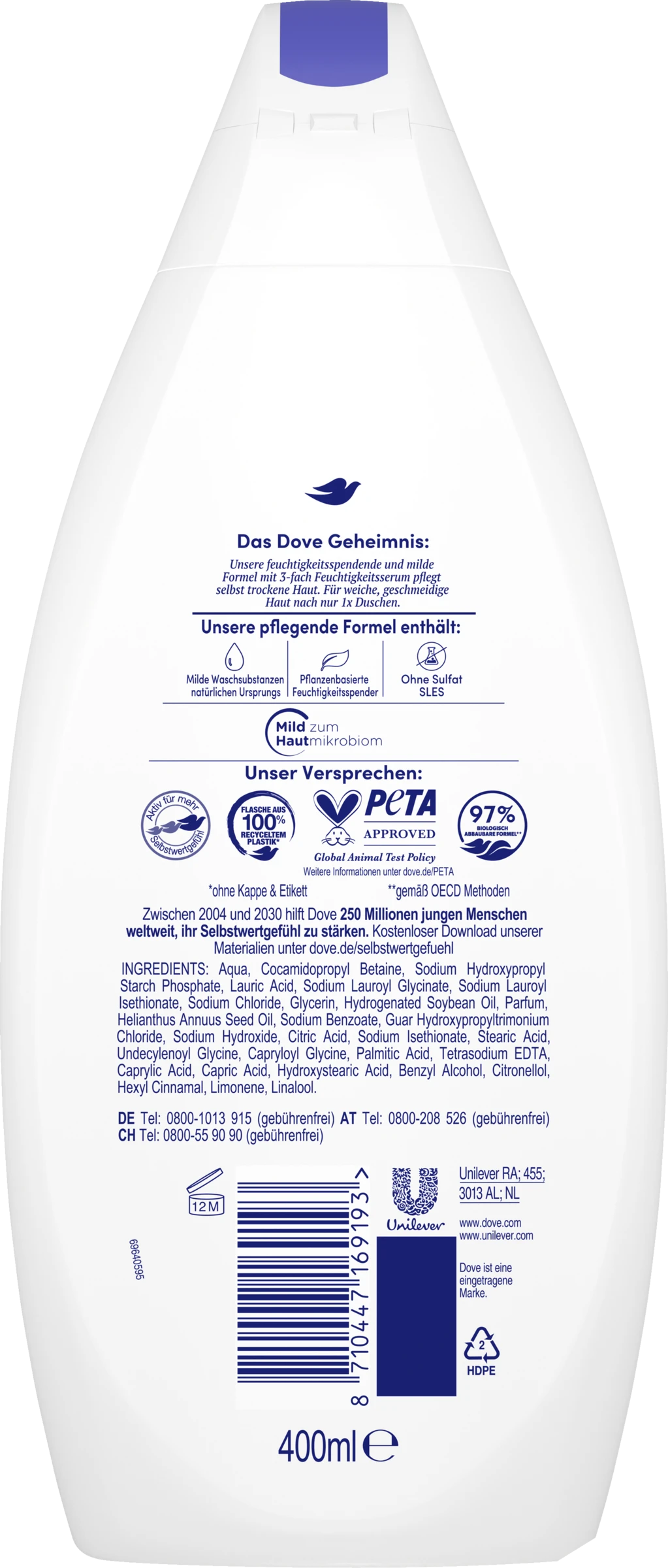 Reichhaltige Pflege Pflegedusche