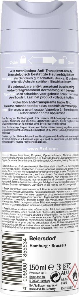 Anti-Transpirant Spray N°1 Pure Aqua