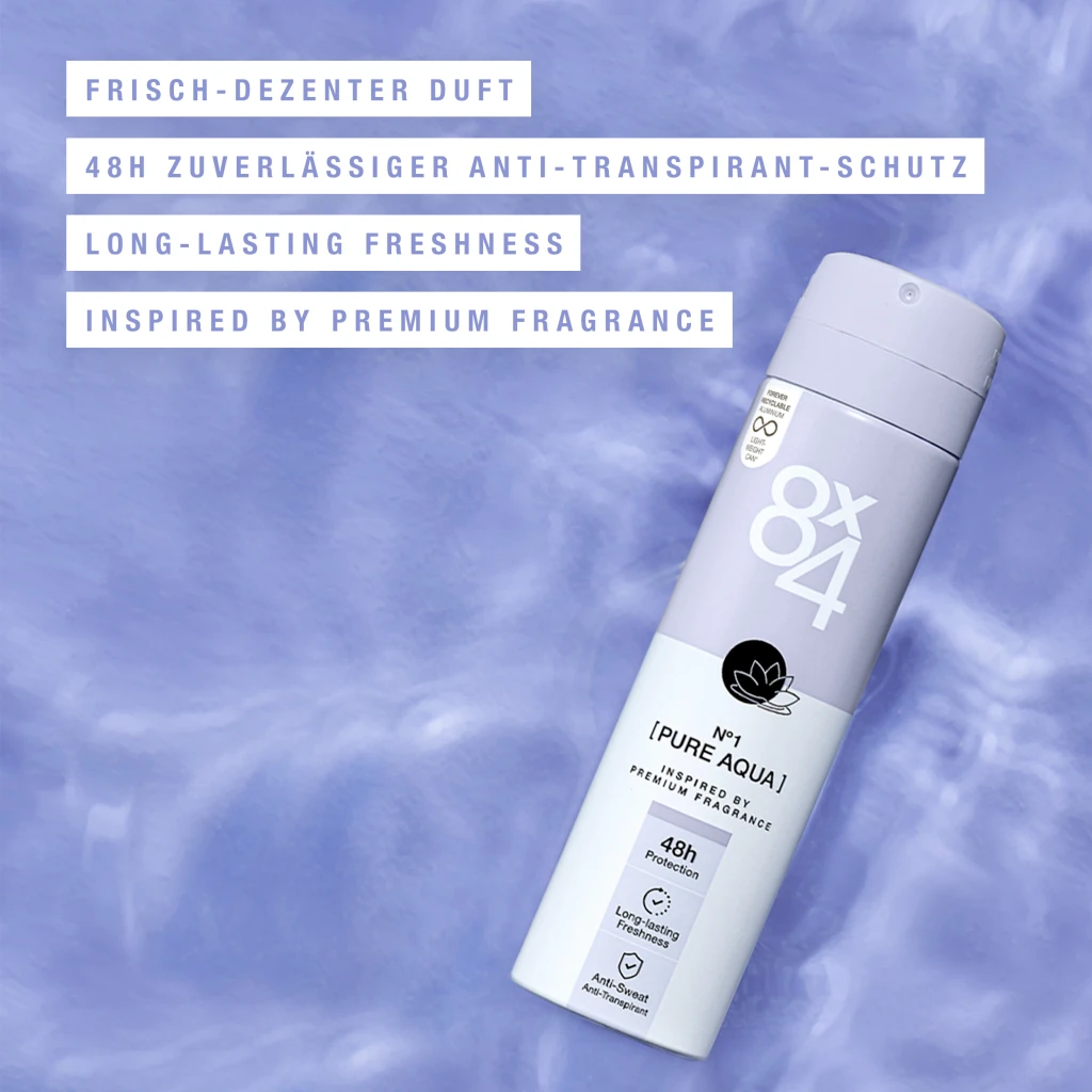 Anti-Transpirant Spray N°1 Pure Aqua