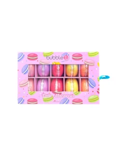 Geschenkset Macaron Badefizzer